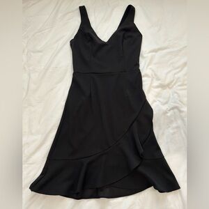 The Vanity Room Black Asymmetrical Dress